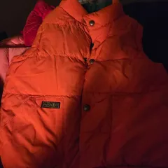 POLO RALPH LAUREN オレンジ ダウン ベスト 120 5t