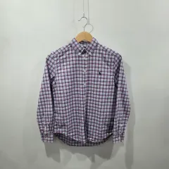 ポロ ラルフ ローレン BOYS PLANET(ボイプラ) ボタンダウン シャツ チェック柄 L/14/16
