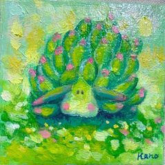 hydrangea」/油彩/キャンバス/SM/ - メルカリ