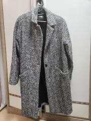 ヘリンボーン ロングコート