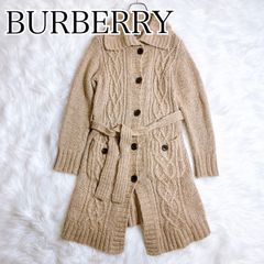極美品 トリーバーチ 2way ファー ケーブルニット カーディガン
