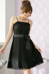 種類1：パープル/F 総レース　ドレス　ワンピース (T)