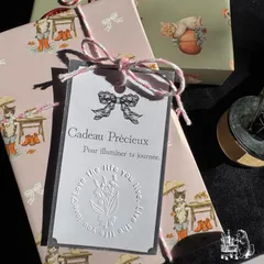 014【英字フレーム鈴蘭】エンボッサープレートのみ