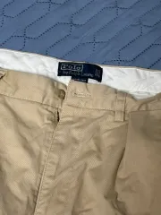 34 ポロ ラルフローレン アンドリュー トゥ プリーツ チノパンツ