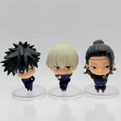 ジャンク品 呪術廻戦 恵 狗巻 棘 夏油（ゲトウ） ミニフィギュア ガチャ 3種 まとめ