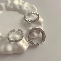 種類3：A メタルジルコニアデザイン指輪 (T)