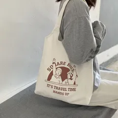 エコバッグ トートバッグ 肩掛け キャンバス hands up  韓国 ファッション 雑貨 かわいい おしゃれ 北欧 送料無料 [K] (T)