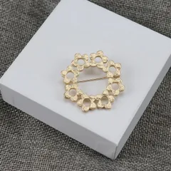 ブローチ プレゼント ビンテージ デザイン 花 欧米風  韓国 ファッション 雑貨 かわいい おしゃれ 北欧 送料無料 [K] (T)