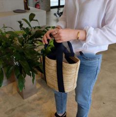 TOUT Y EST トゥティエ エティレ ラタン スモールバッグ カゴバッグ