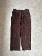 L.L.Bean twotuck corduroy pants brown　エルエルビーン　ツータック　コーデュロイパンツ　茶色