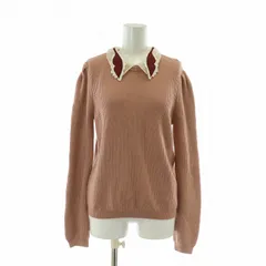 【RED VALENTINO】パフショルダーニットセーター・つけ襟つき RED VALENTINO - RED VALENTINO ヴァレンティノレッド ニット