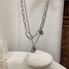 試着のみ】fosie フォシー ボリュームチェーンネックレス / シルバー