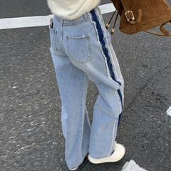 ANDREA & Co. アートウォッシュデニムパンツ - メルカリ