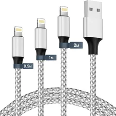 【2025新版MFi認証】iPhone充電ケーブル ライトニングケーブル 0.5M/1M/2M 3本セット iPhone 充電器 lightning ケーブル アイフォン充電