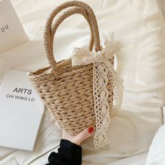 PELLICULE frill lace basket bag - メルカリ