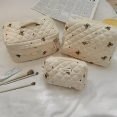 種類2：B 化粧ポーチ　収納バッグ　クマ　かわいい (T)