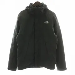 ザノースフェイス THE NORTH FACE ダウンジャケット マウンテンパーカー アウター フード ジップアップ ライナー付き ロゴ S グレー /XZ ■GY03
