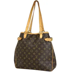 ルイ・ヴィトン Louis Vuitton バティニョール ヴェルティカル ショルダーバッグ トートバッグ モノグラム ブラウン M51153 レディース 【中古】