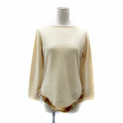 チヴィディーニ CIVIDINI ニット カットソー 長袖 ボートネック 無地