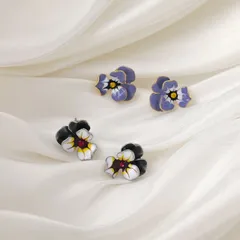 ピアス アクセサリー 花 フランス風 ビンテージ レディース 韓国 ファッション 雑貨 かわいい おしゃれ 北欧 送料無料 [K] (T)