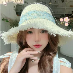 UVカット麦わら帽子 (T)