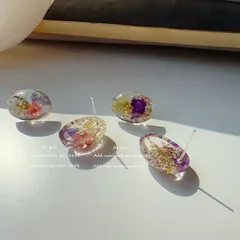 種類1：指定可能（ランダム発送）/10点セット 花デザインピアス (T)