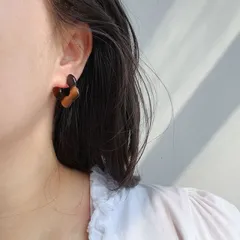 種類2：写真色/1点 花モチーフピアス (T)