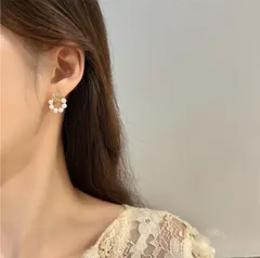 ピアス アクセサリー パール レディース シルバー針 可愛い レディース アパレル カジュアル 韓国 ファッション 雑貨 かわいい おしゃれ 北欧 送料無料 [K] (T)