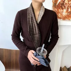 スカーフ レディース ビンテージ オシャレ xcm  韓国 ファッション 雑貨 かわいい おしゃれ 北欧 送料無料 [K] (T)