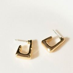 ✴︎ete エテ✴︎ スクエアピアス シルバー&ゴールド - メルカリ