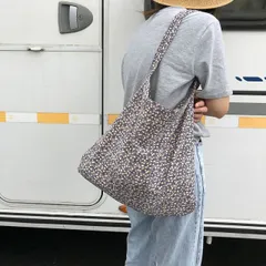 バッグ トートバッグ レオパード 花柄 デザイン 出掛け オシャレ 7色 韓国 ファッション 雑貨 かわいい おしゃれ 北欧 送料無料 [K] (T)