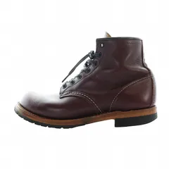 レッドウィング REDWING ベックマンブーツ ハイカット ロゴ レザー US7