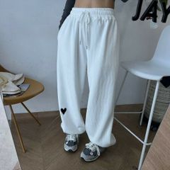 rumnel: パッチワークデザインボタンスウェットパンツ - メルカリ