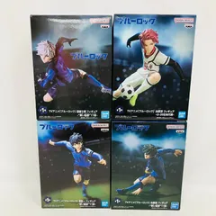 未開封 ブルーロック プライズ フィギュア 4体 まとめ セット / サッカー 凪誠一郎 糸師冴 糸師凛 潔世一 青い監獄11傑 U-20 日本代表