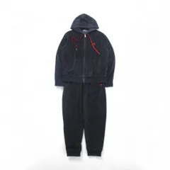 Polo Ralph Lauren ベロア ジップアップパーカー ジャージ セットアップ M スモールポニー刺繍