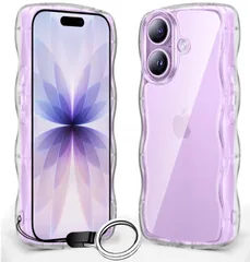 【新着商品】クリア ケース スマホケース かわいい 人気 アイフォン17 用 用 カバー 透明 耐衝撃 17 滑り止め 薄型 軽量 TPU iPhone レンズ保護 おしゃれ 落下防止 ワイヤレス充電対応（クリア）