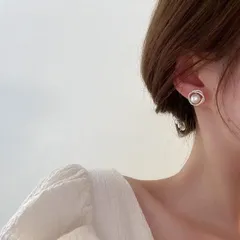 ピアス アクセサリー パール 金属 レディース オシャレ  韓国 ファッション 雑貨 かわいい おしゃれ 北欧 送料無料 [K] (T)