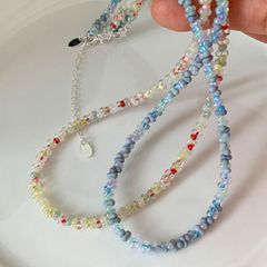 天然石アクセサリー3本セット タンザナイト&天然ブルーシラー 