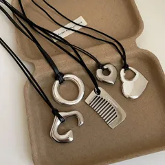 種類5：#5 レディース金属風ネックレス (T)