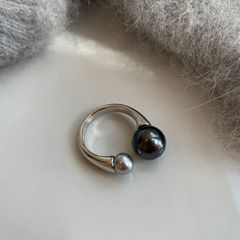 PLOW /Pearl リング (Sphere Ring black) - メルカリ
