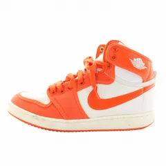 ナイキ NIKE エア ジョーダン 1 KO AIR JORDAN 1 KO スニーカー レザー ハイカット US8.5 26.5cm オレンジ 白 ホワイト DD5047-801 /XZ ■GY18