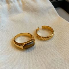 49] トルコ石 ファッションリング 50点 指輪 女性 男性 Nb12 - メルカリ
