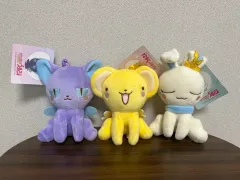 カードキャプターさくら スピネル・サン 13cm ケロちゃん モモ 3種セット キーホルダー ぬいぐるみガチャ