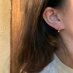ØMI 着用 ピアス T フープピアス - メルカリ