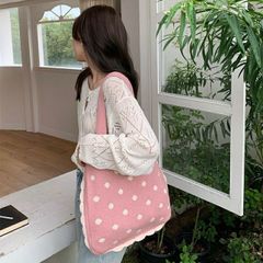 美品☆TOMOOの2WAYトートバッグ 円形刺繍パッチ付き - メルカリ