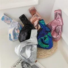 スパンコール ハンドバッグ トレンド ファッション 手提げ 小銭入れ[K](T)