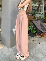 ICB❤️大きいサイズ48 ブラウン ゴム パンツ☆ドロストパンツ - メルカリ