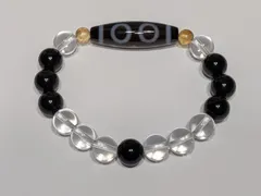 パワーストーン　天然石　ブレスレット　天珠　三眼　16cm　No.415