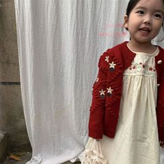 wungridang カーディガン メリノウール テラコッタ 1-2y - メルカリ