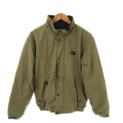 ザノースフェイス THE NORTH FACE フリースジャケット ブルゾン アウター L カーキ ロゴ 裏起毛 /CX ■GY53